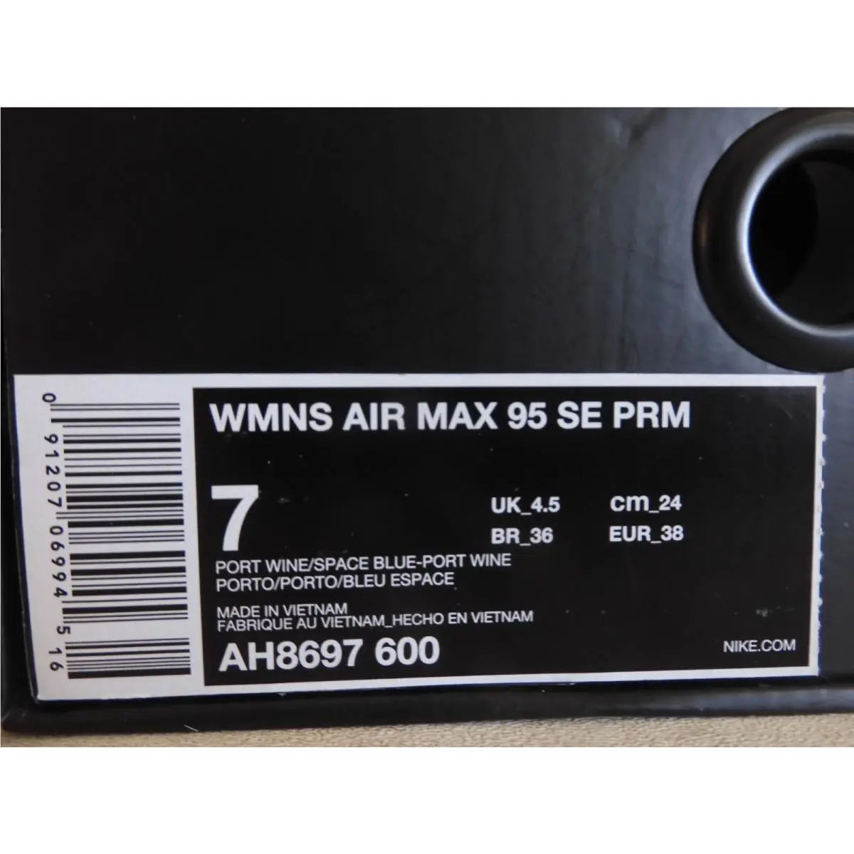 Nike shoes - Nike Air Max 95 - Air Max - AH8697-600 - Purple (UPC: 091207069945) 6