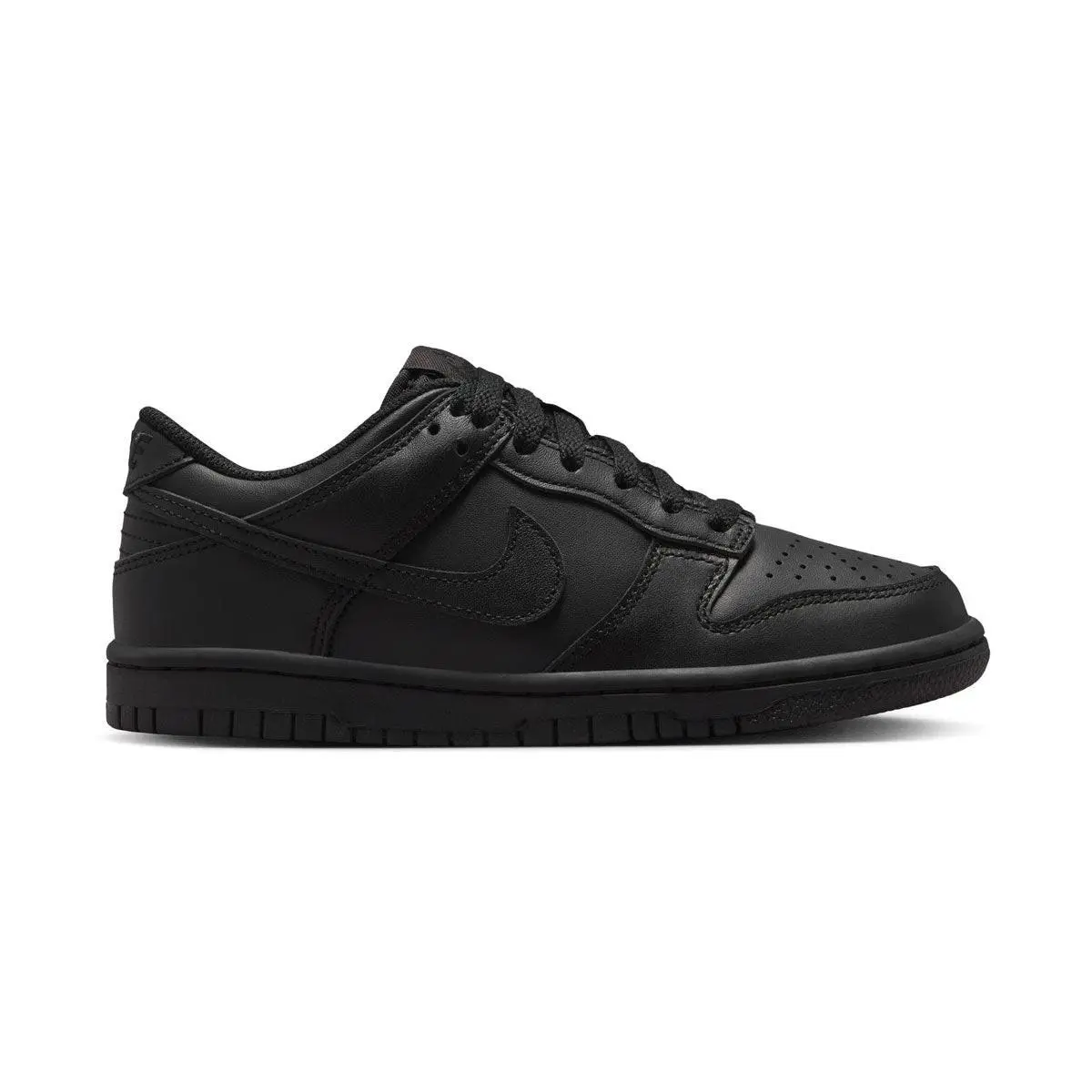Boys Grade School Nike Dunk Low_black/black-black FB9109-009-SIZE 7 - BLACK/BLACK-BLACK