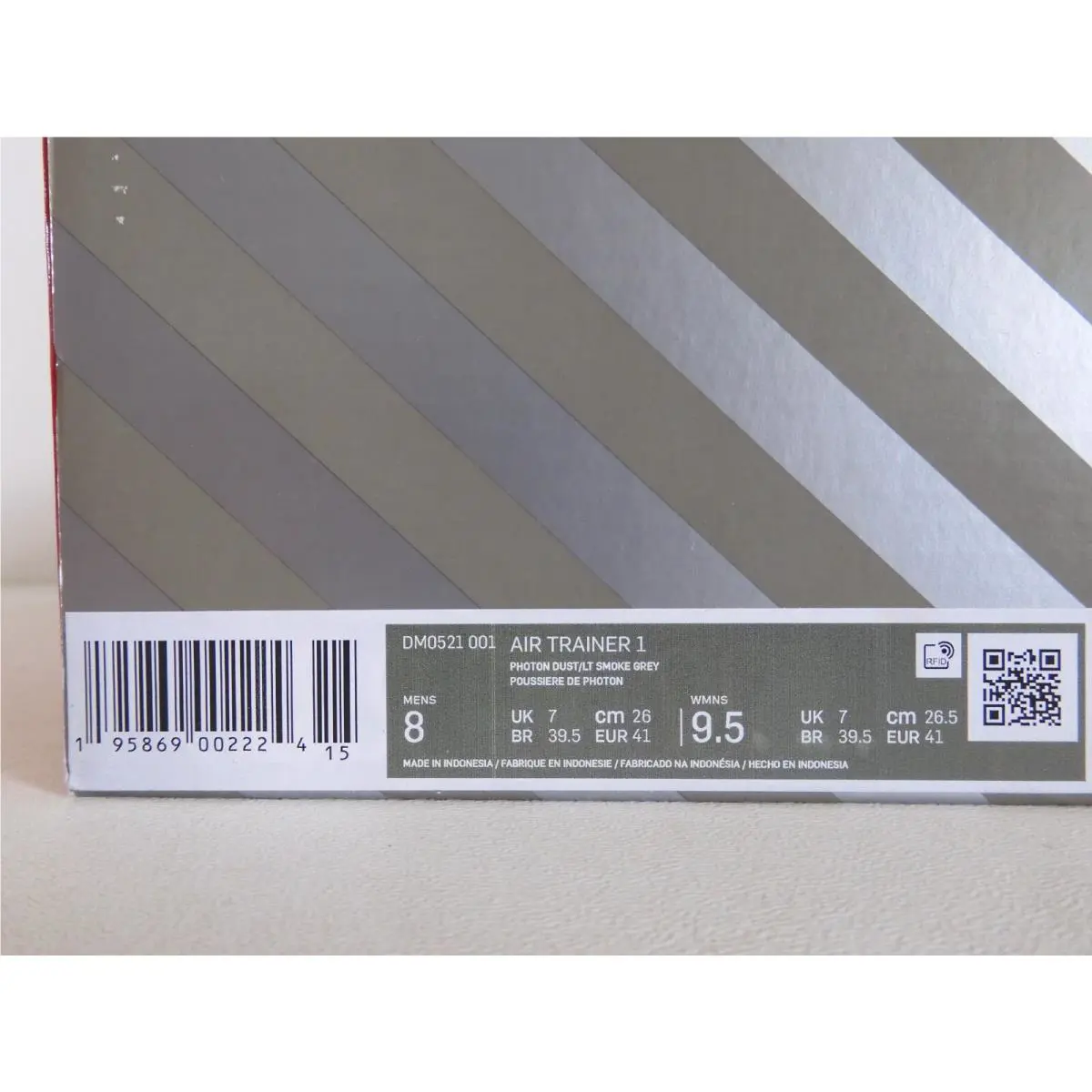 Nike shoes - Nike Air Trainer 1 - Air Trainer - Gray (UPC: 195869002224) 3