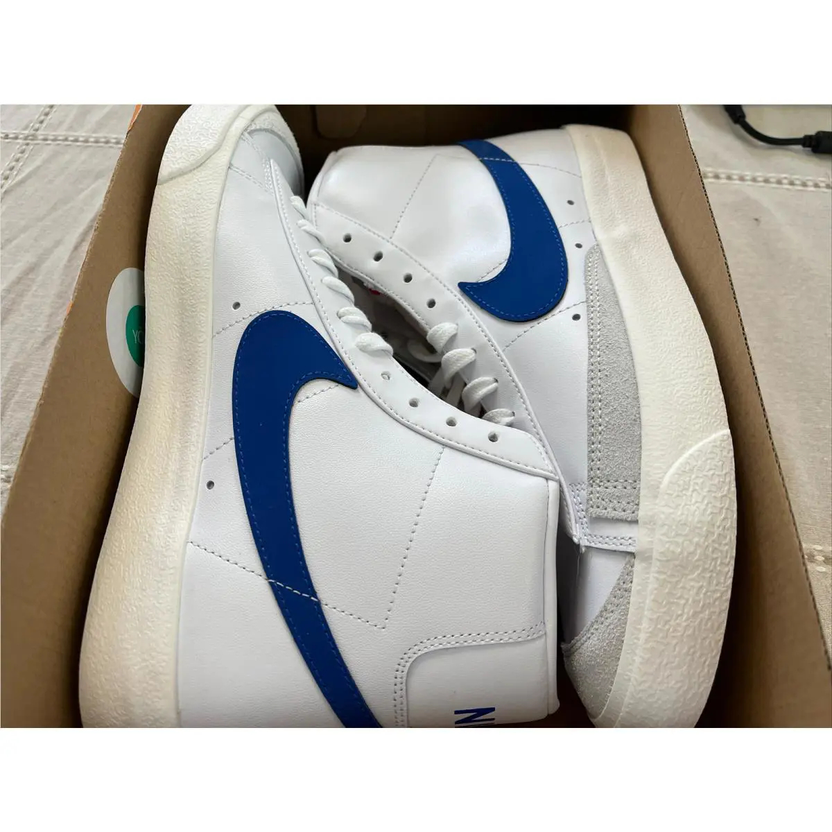 Nike shoes - Nike Blazer Mid - Blazer Mid - CZ1055-124 - White Game Royal Sail Black 12