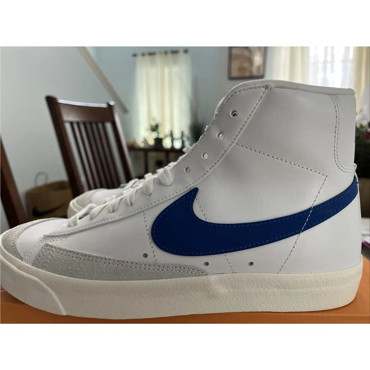 Nike shoes - Nike Blazer Mid - Blazer Mid - CZ1055-124 - White Game Royal Sail Black 2