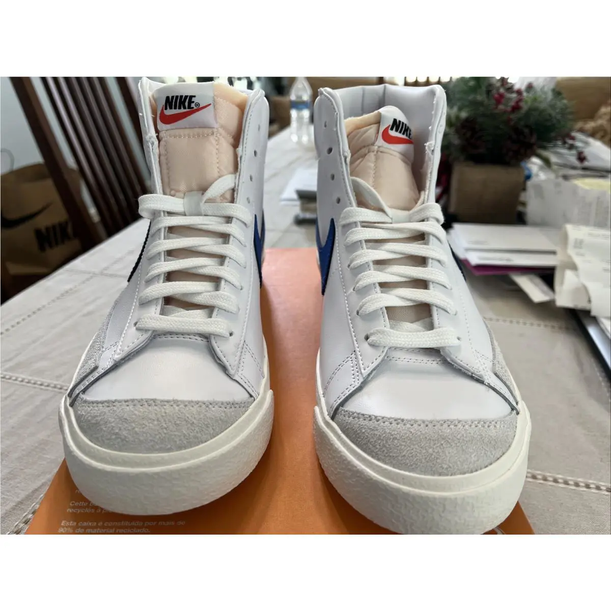 Nike shoes - Nike Blazer Mid - Blazer Mid - CZ1055-124 - White Game Royal Sail Black 4