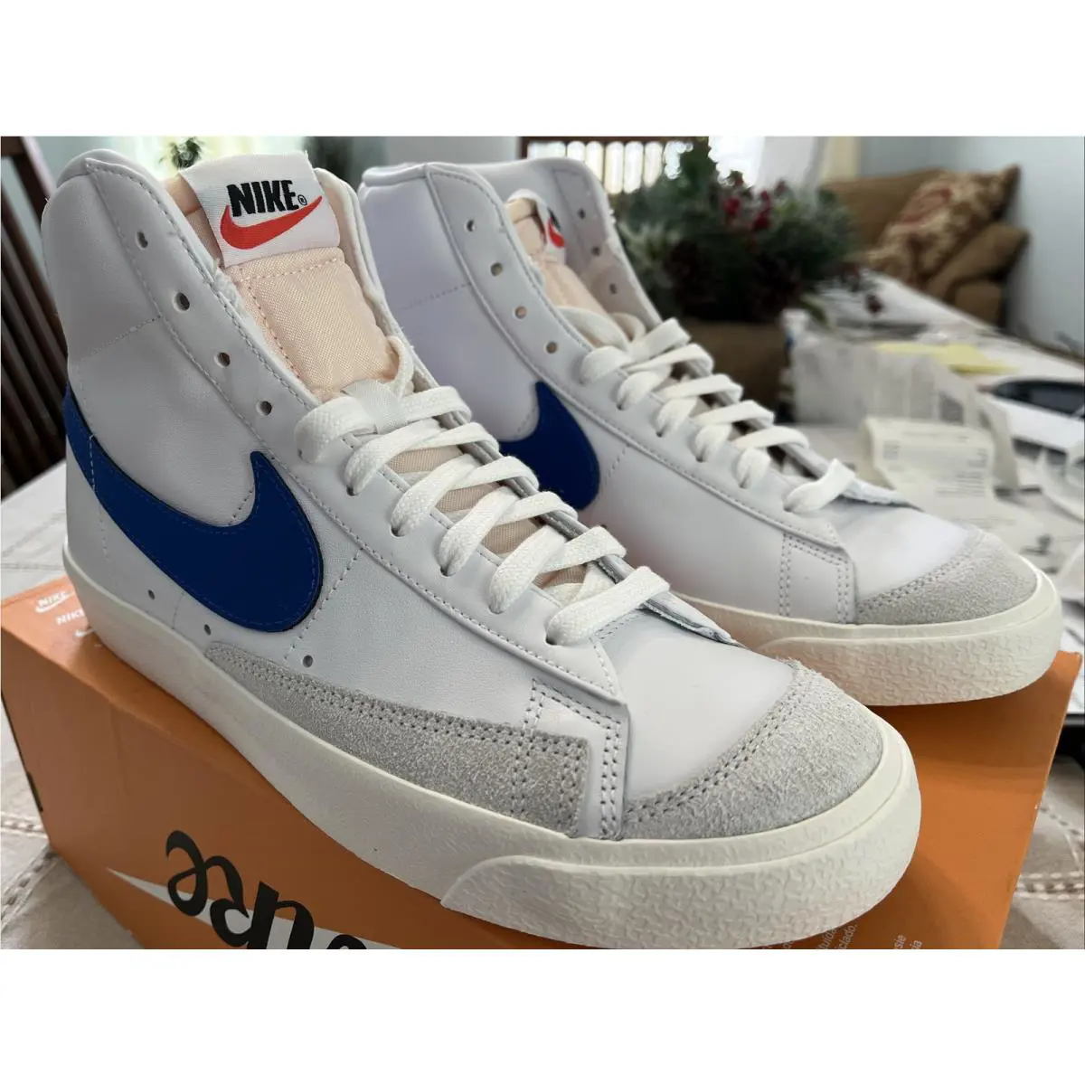 Nike shoes - Nike Blazer Mid - Blazer Mid - CZ1055-124 - White Game Royal Sail Black 5