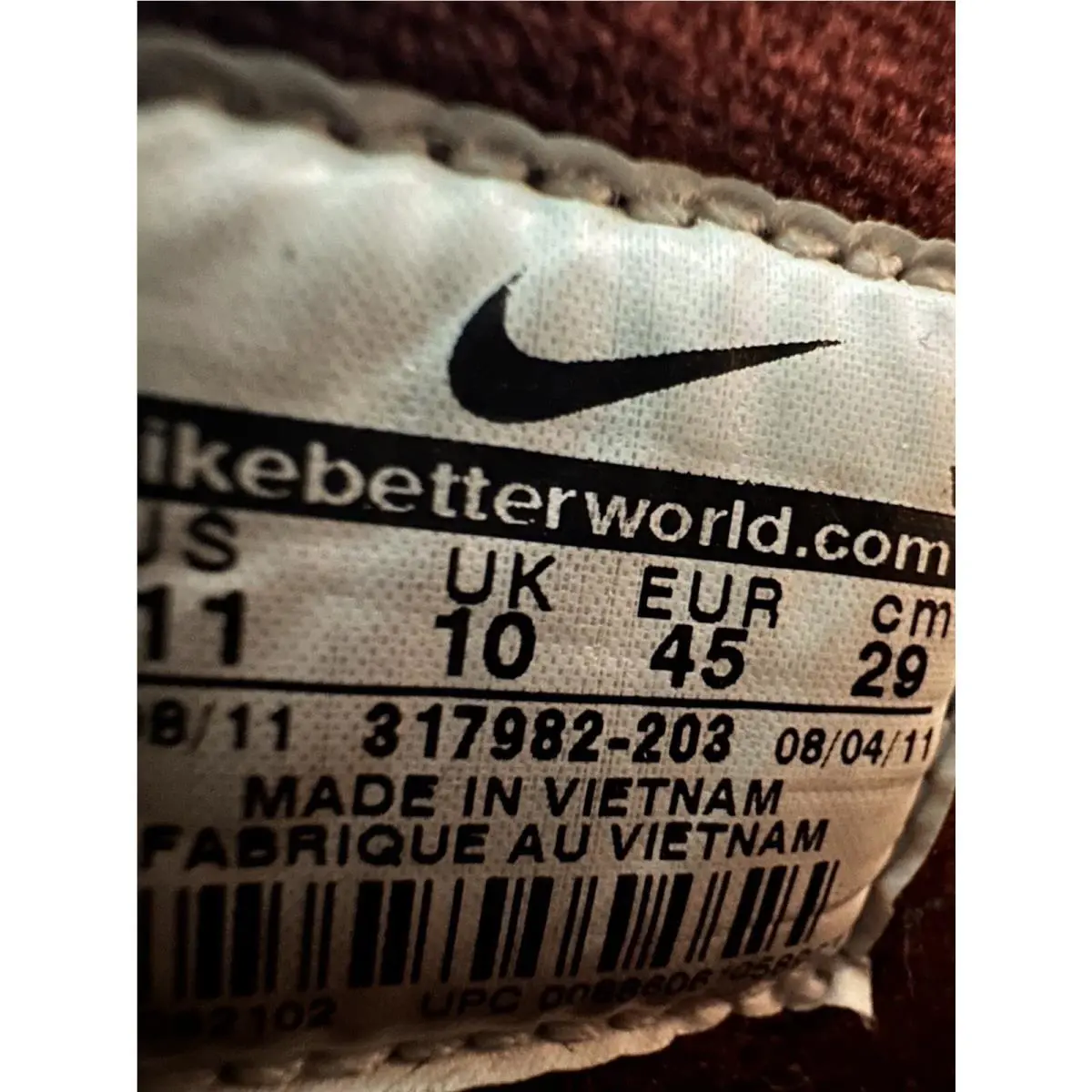 Nike shoes - Burgandy 9