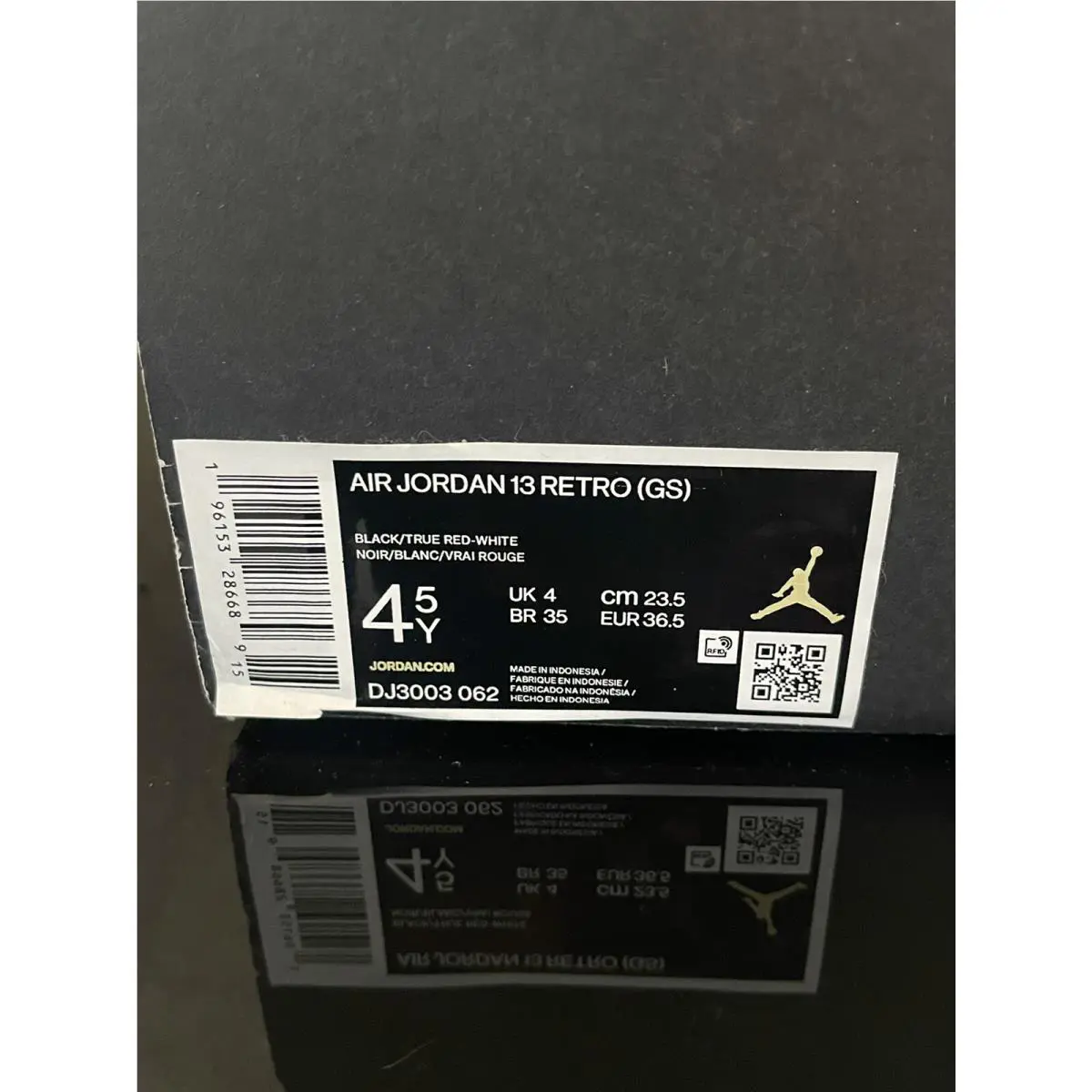 Nike shoes - Air Jordan 13 Retro - Air Retro - DJ3003-062 - Black (UPC: 0196153286689) 8
