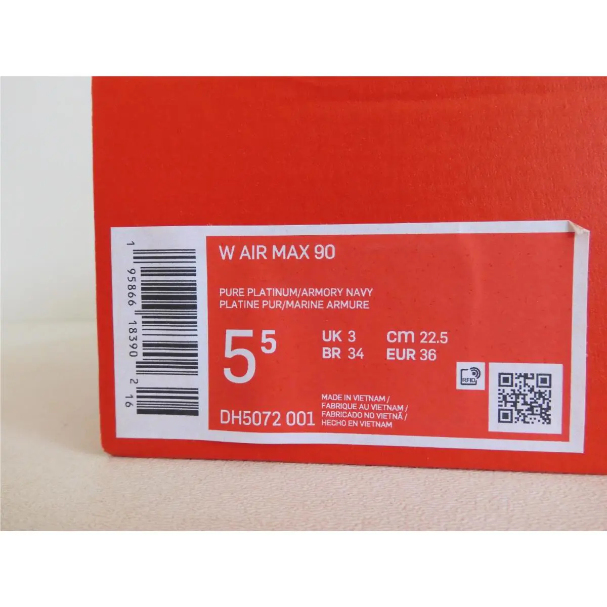 Nike shoes - Nike Air Max 90 - Air Max - Gray (UPC: 195866183902) 3