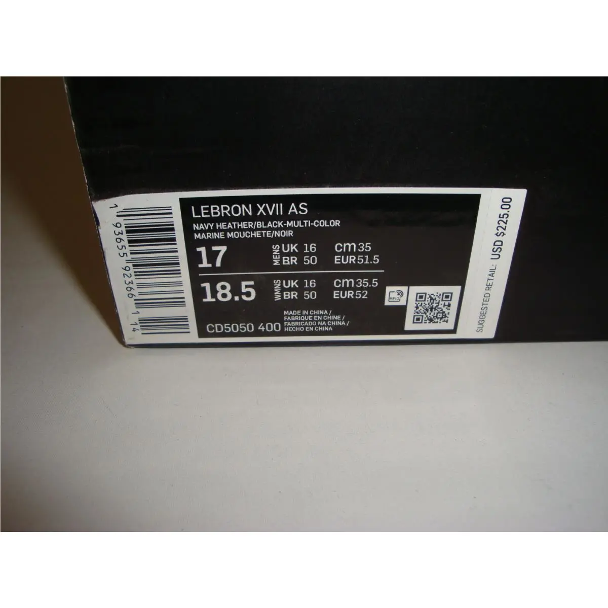 Nike shoes - Nike LeBron 17 - LeBron - CS5050-400 - Multicolor 0