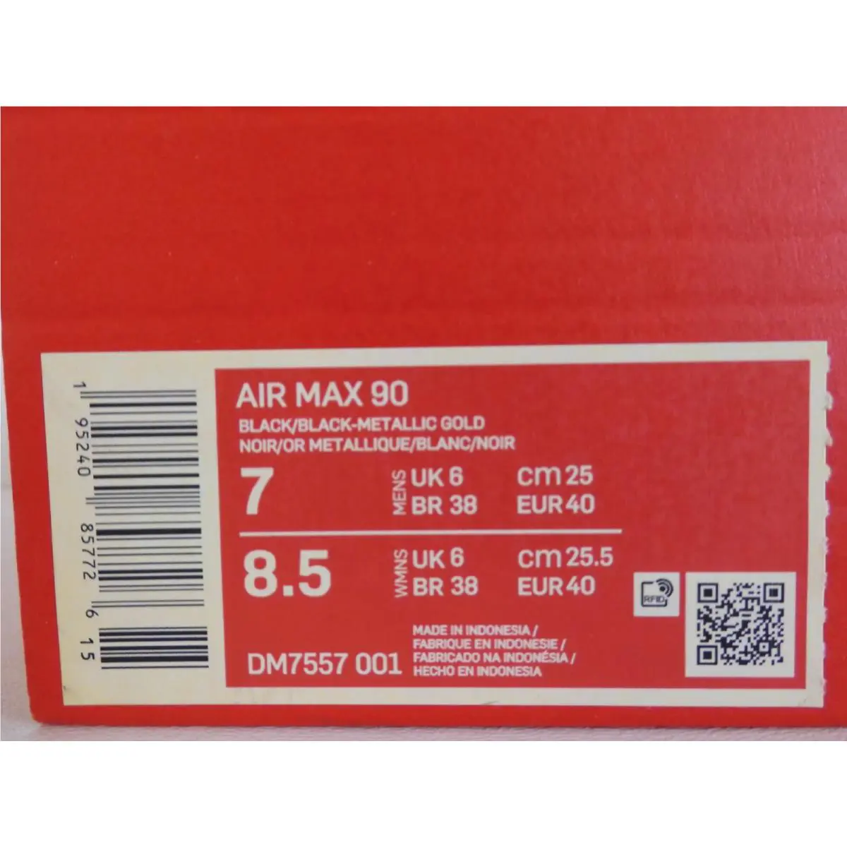 Nike shoes - Nike Air Max 90 - Air Max - Black (UPC: 195240857726) 3