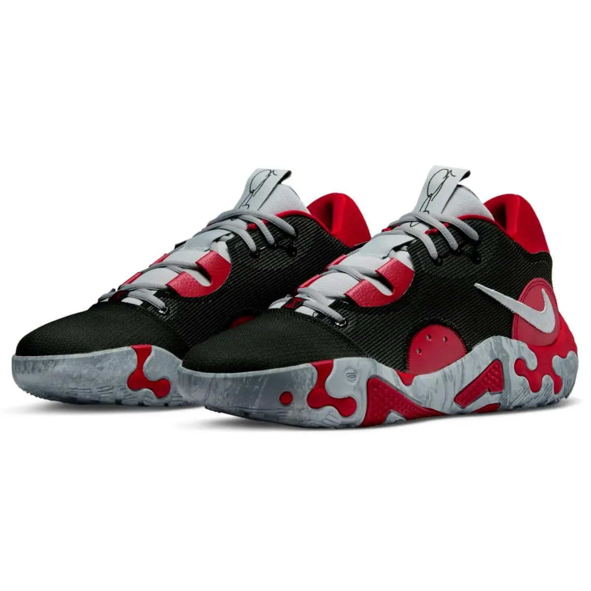Nike shoes - Nike PG 6 - DC1974-003 - Black/University Red/Cool Grey/Wolf Grey (UPC: 195869125503) 0