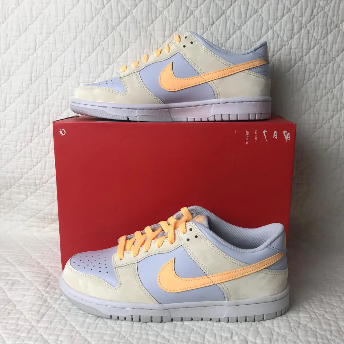 Nike shoes - Nike Dunk Low GS - Dunk Low - FB9109-100 - Pale Ivory/Melon Tint 1