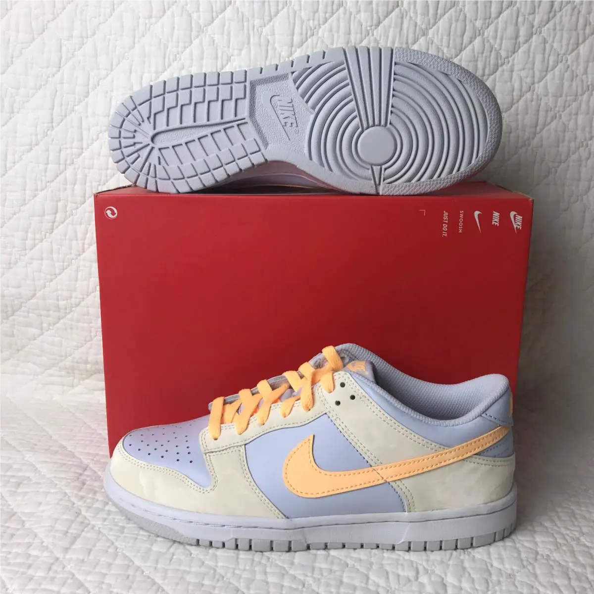 Nike shoes - Nike Dunk Low GS - Dunk Low - FB9109-100 - Pale Ivory/Melon Tint 2