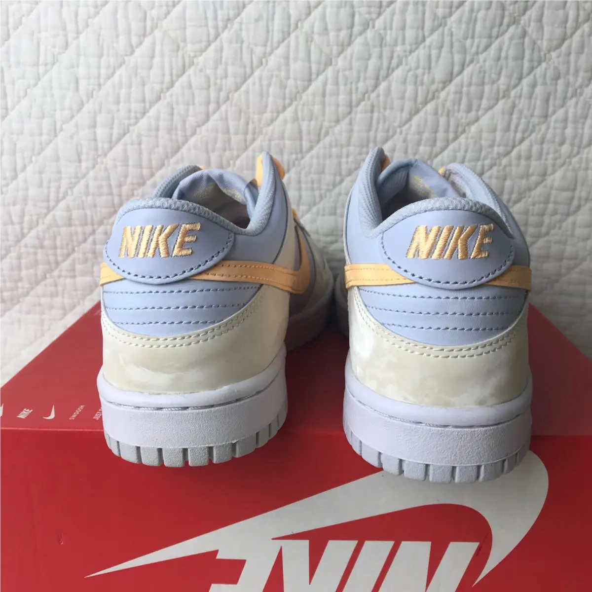 Nike shoes - Nike Dunk Low GS - Dunk Low - FB9109-100 - Pale Ivory/Melon Tint 7