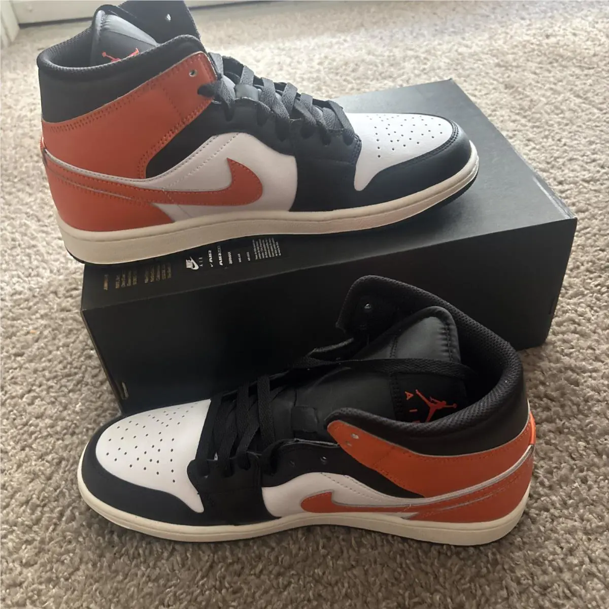 Nike shoes - Air Jordan 1 Mid - Air Mid - DQ8426-801 - Orange 0