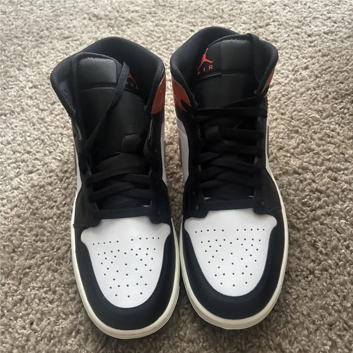 Nike shoes - Air Jordan 1 Mid - Air Mid - DQ8426-801 - Orange 1