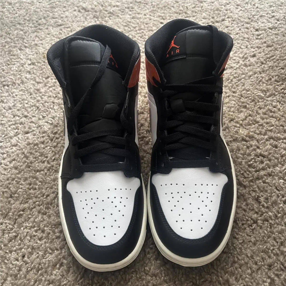 Nike shoes - Air Jordan 1 Mid - Air Mid - DQ8426-801 - Orange 2