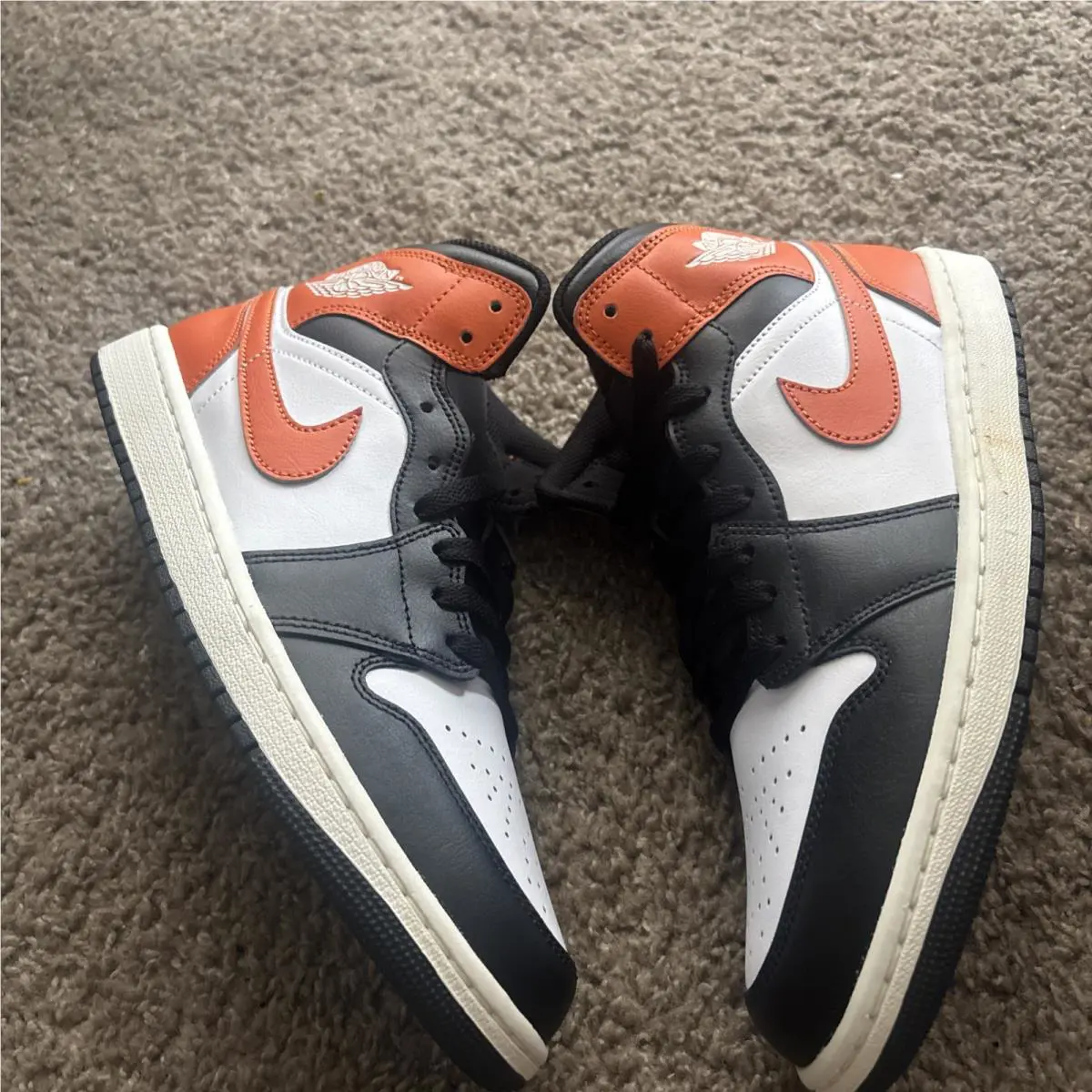 Nike shoes - Air Jordan 1 Mid - Air Mid - DQ8426-801 - Orange 4