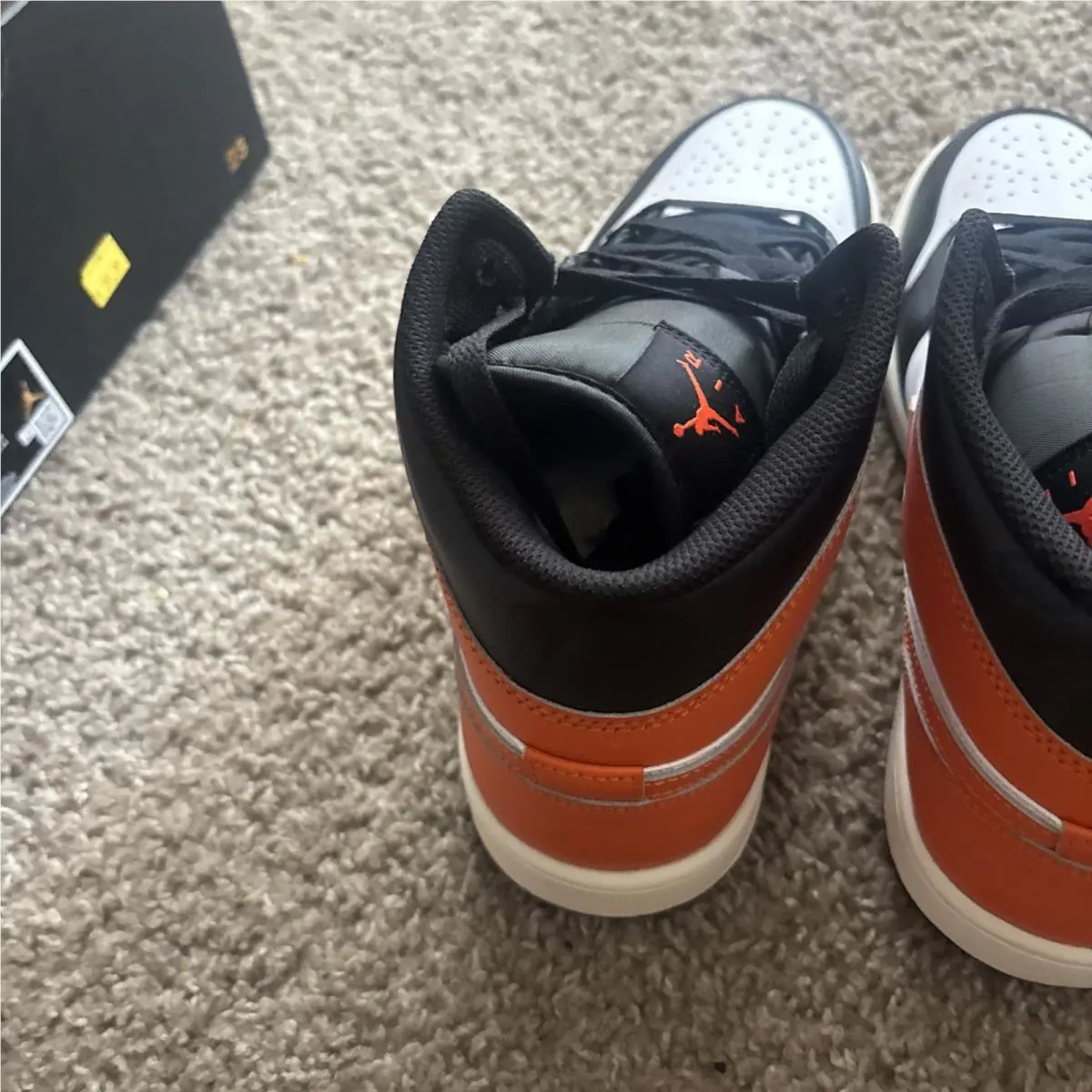 Nike shoes - Air Jordan 1 Mid - Air Mid - DQ8426-801 - Orange 5