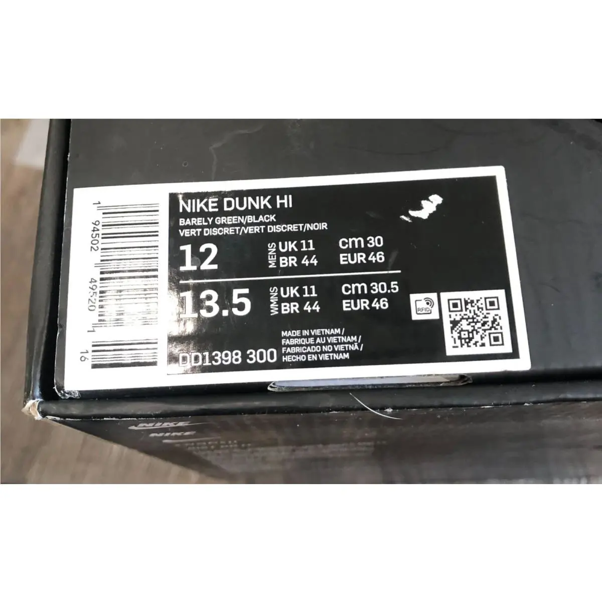Nike shoes - Nike Dunk Hi - Dunk - Green 7