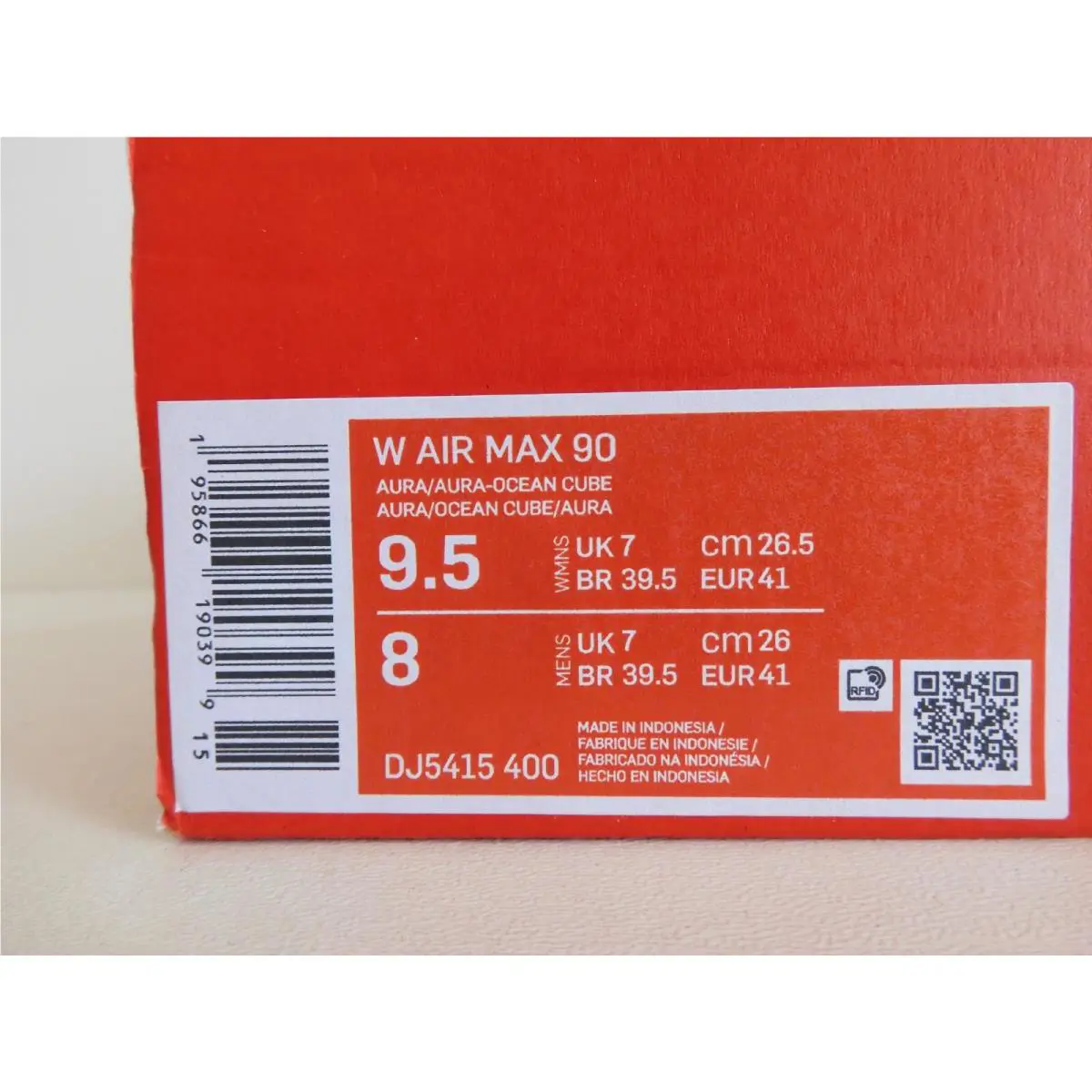 Nike shoes - Nike Air Max 90 - Air Max - Blue (UPC: 195866190399) 3