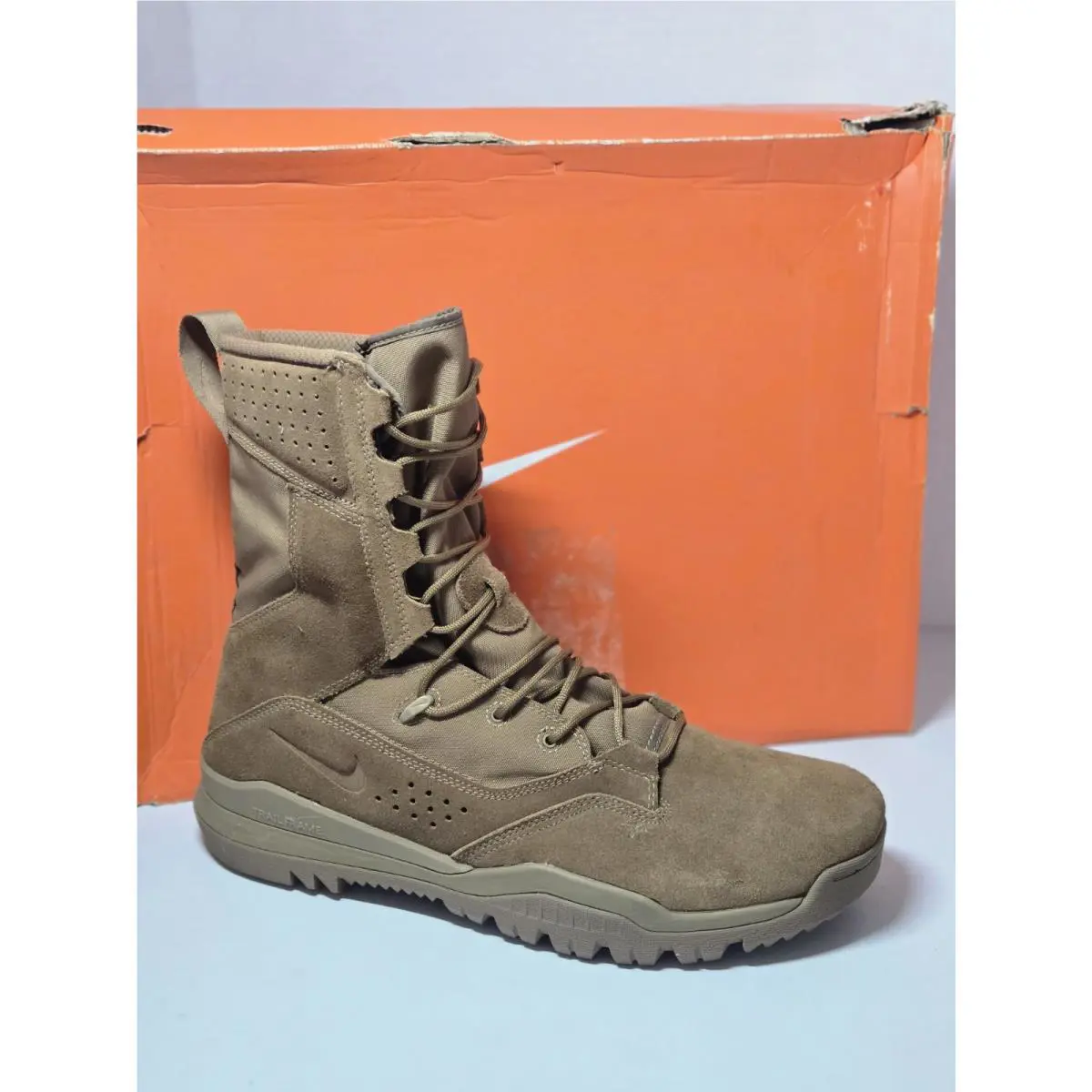 Nike Sfb Field 2 8 Tactical Boots Leather Coyote Brown AQ1202-900 Men Size 14