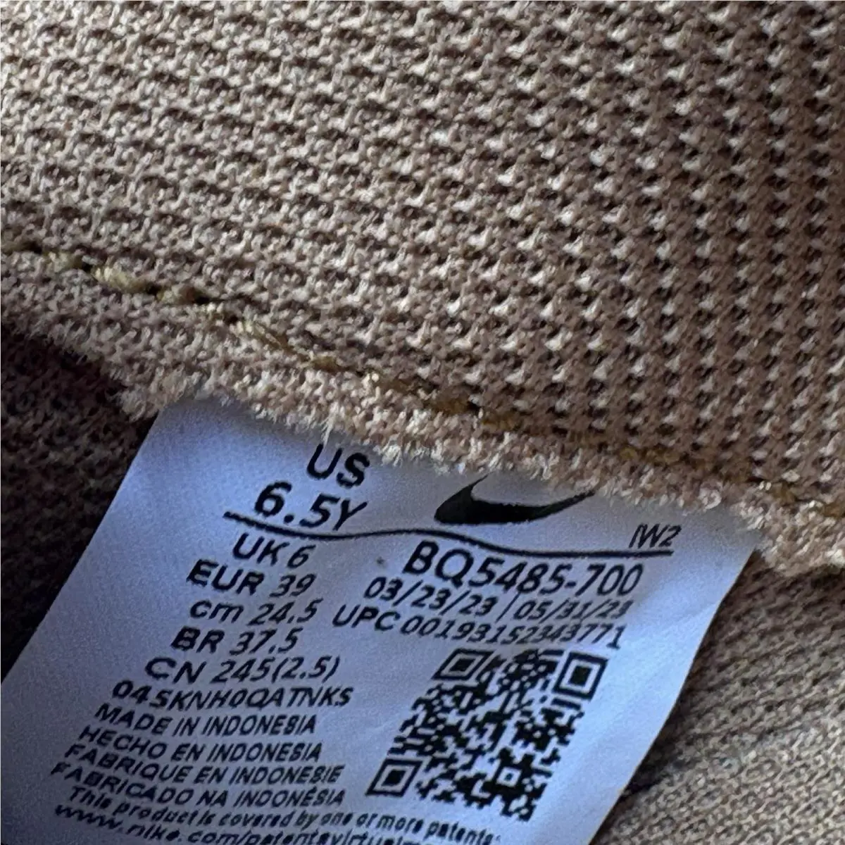 Nike shoes - Nike Air Force 1 - Air Force - BQ5485-700 - Brown 8