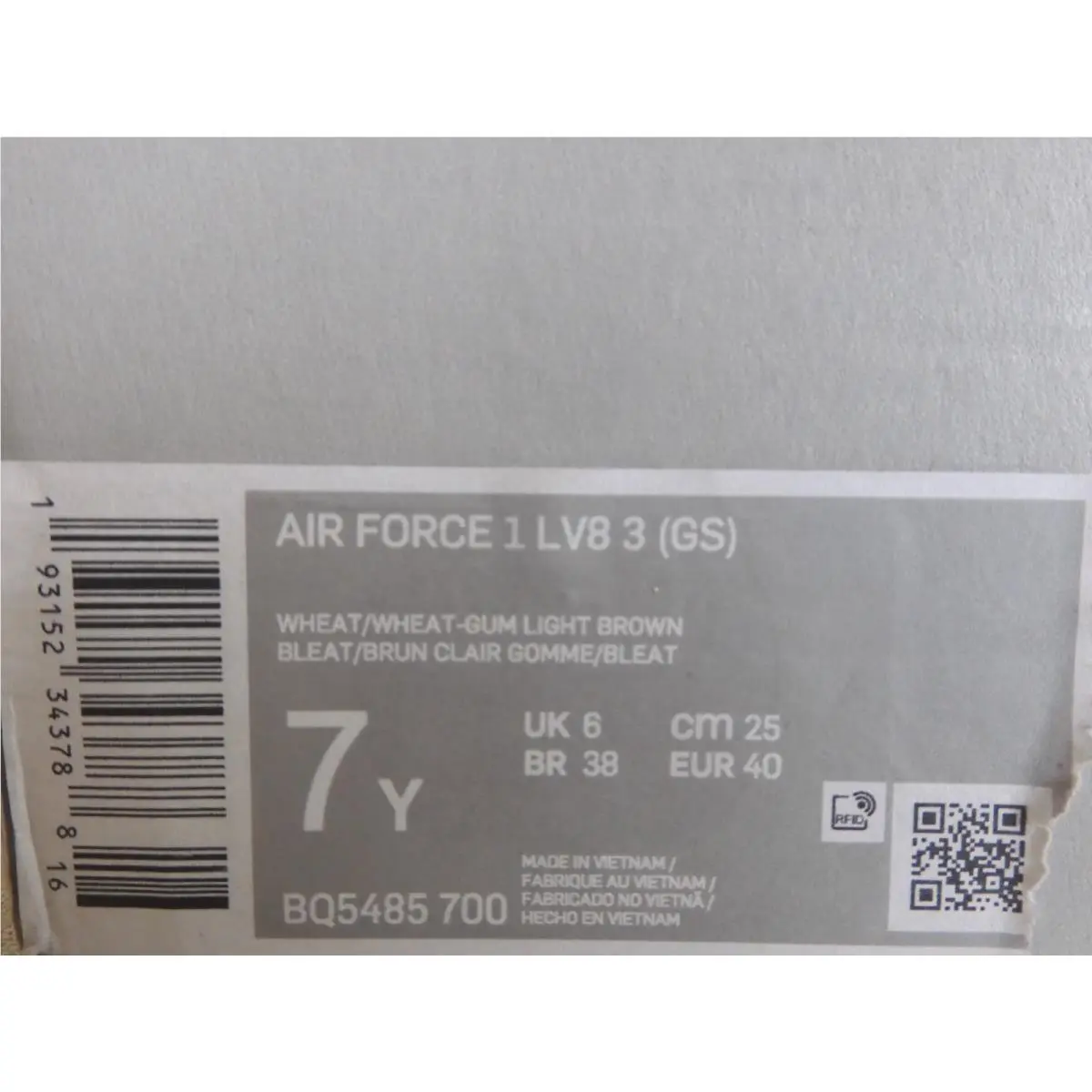 Nike shoes - Nike Air Force 1 LV8 - BQ5485-700 - Brown (UPC: 193152343788) 6