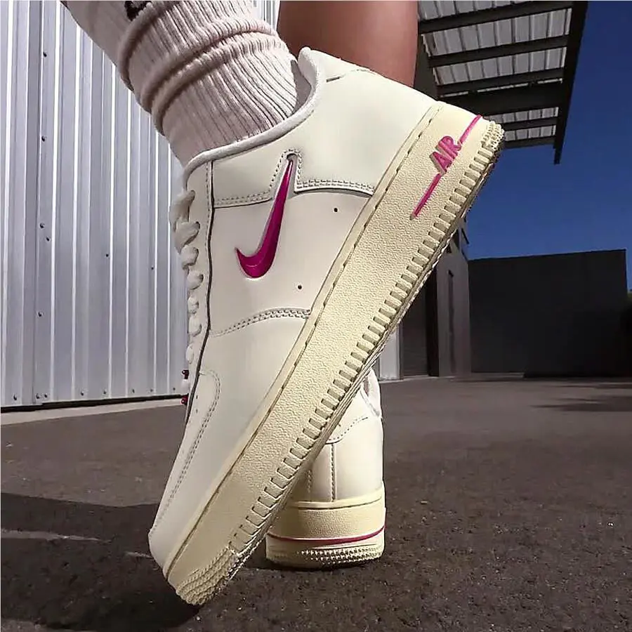 Nike shoes - Nike Air Force 1 `07 - Coconut Milk / Pnik - FB8251-101 8