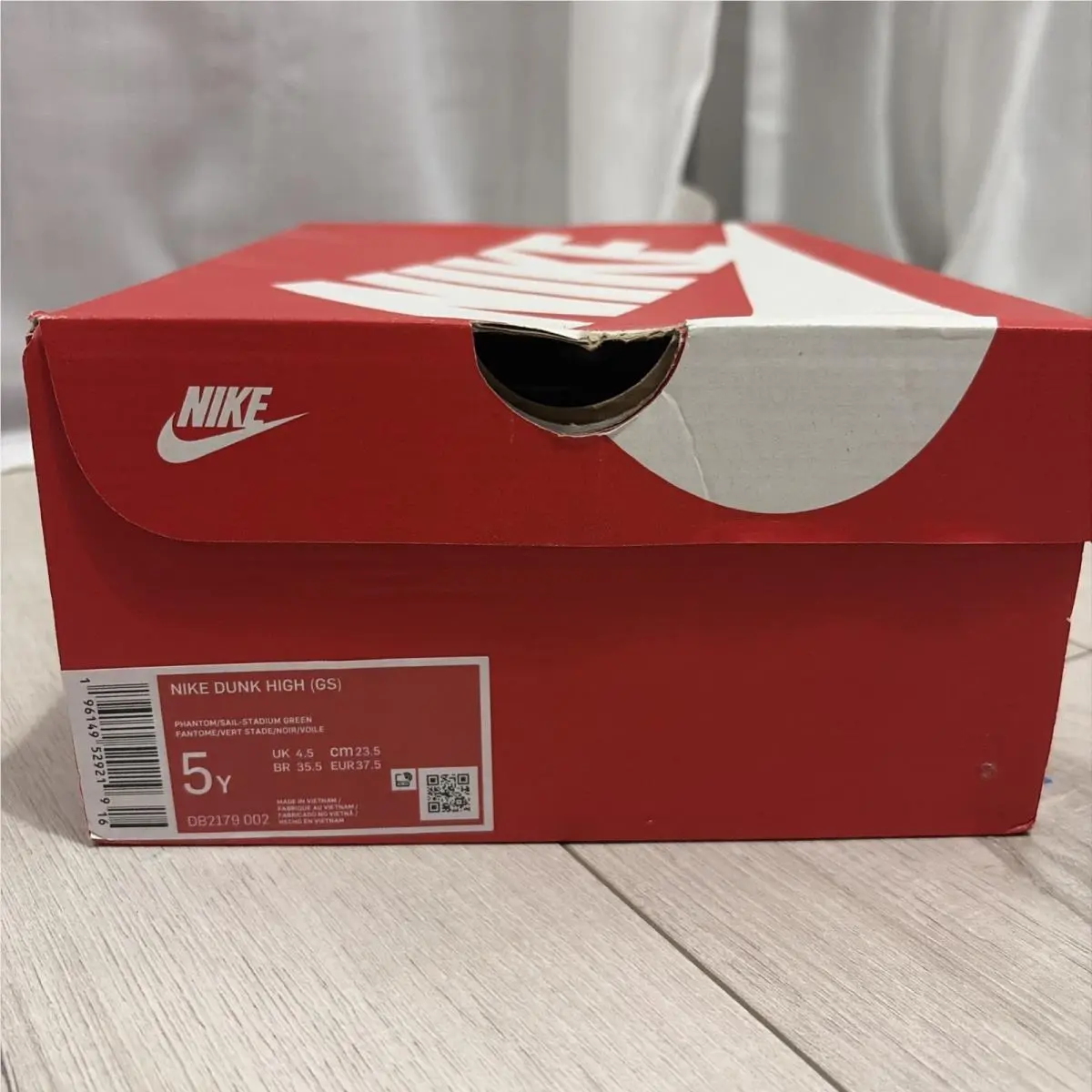 Nike shoes - Nike Dunk High - Dunk High - DB2179 002 - White, Green 4