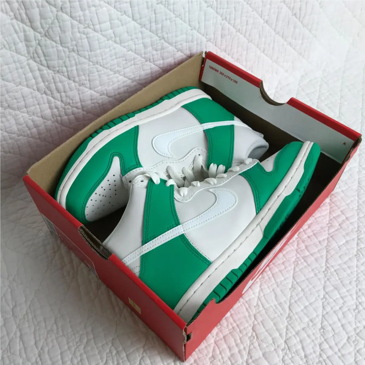 Nike shoes - Nike Dunk High GS - Dunk High - DB2179-002 - phantom/Sail Stadium Green 9