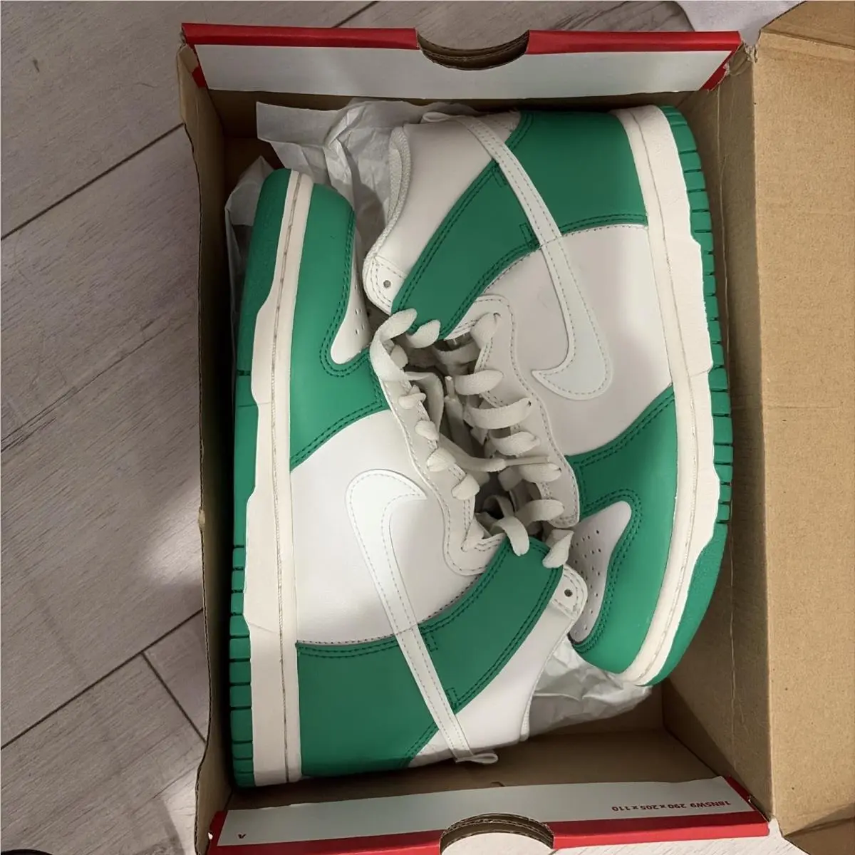 Nike shoes - Nike Dunk High - Dunk High - DB2179 002 - White, Green 3