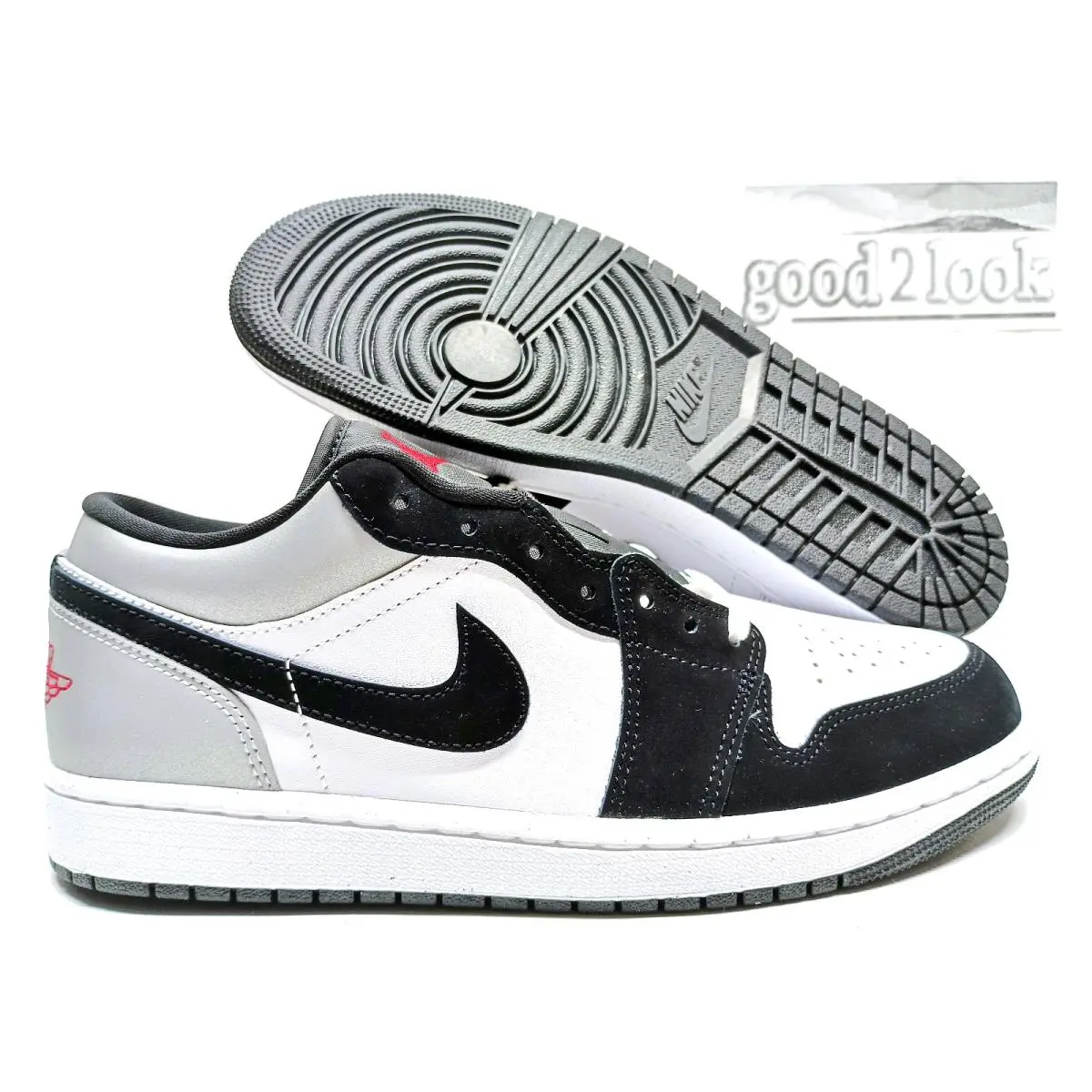 Nike Air Jordan 1 Low SE White/fire Red-black Size Men 13 HF3148-106 Full Box