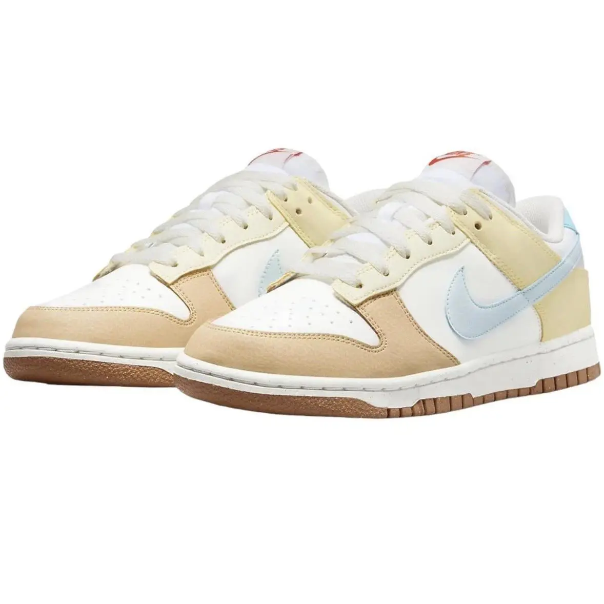 Nike Dunk Low Summit White Glacier Blue Sneakers FZ4347-100 Women`s Size 7.5 - Ivory