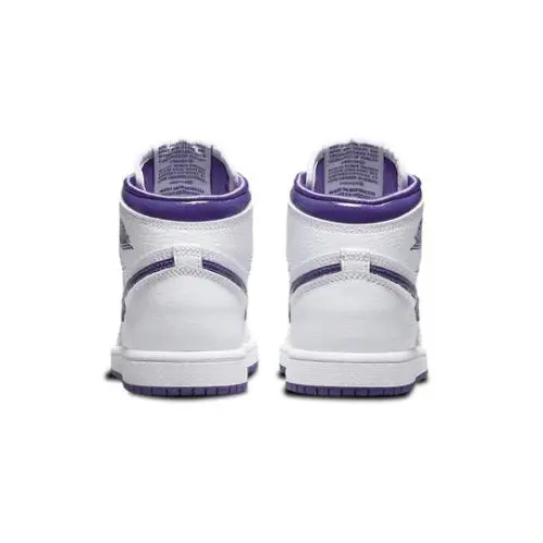 Nike shoes - Air Jordan 1 High OG - White/Court Purple (UPC: 194956605591) 11