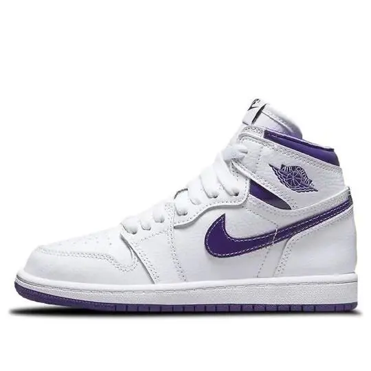 Nike shoes - Air Jordan 1 High OG - White/Court Purple (UPC: 194956605591) 1