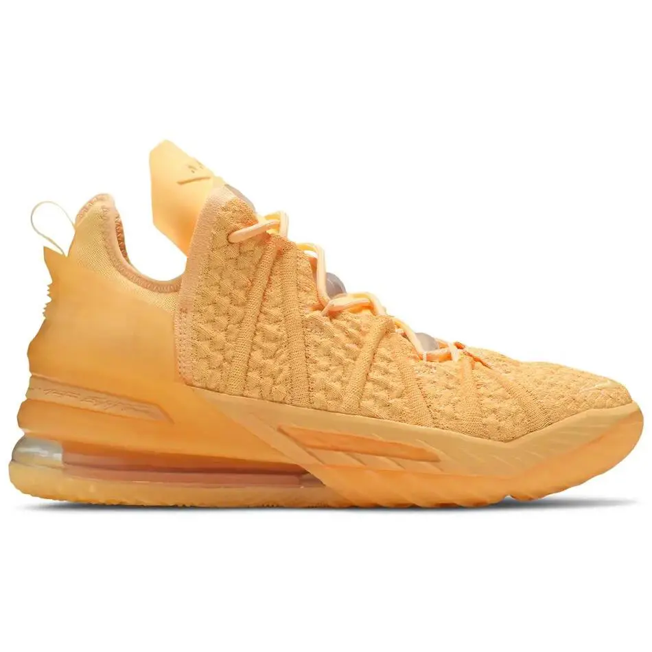 Nike Lebron 18 Sisterhood Orange Melon Tint DB8148-801 Men`s Size 8 - Orange