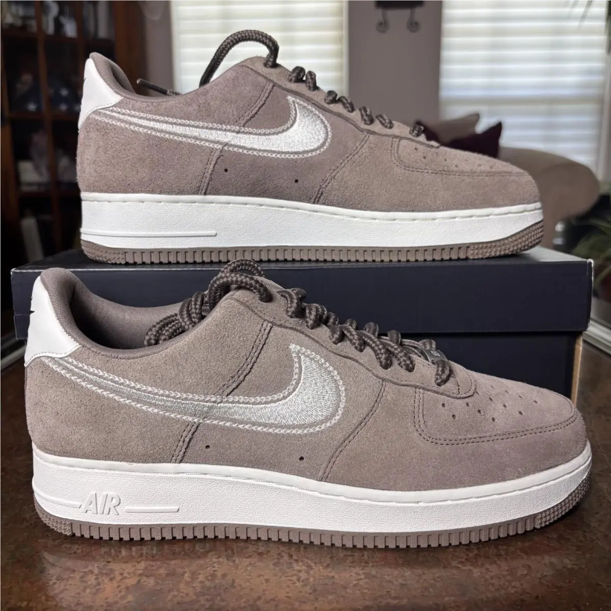 Nike shoes - Nike Air Force 1 `07 LV8 - HJ4465-200 - Brown (UPC: 00197859043286) 0