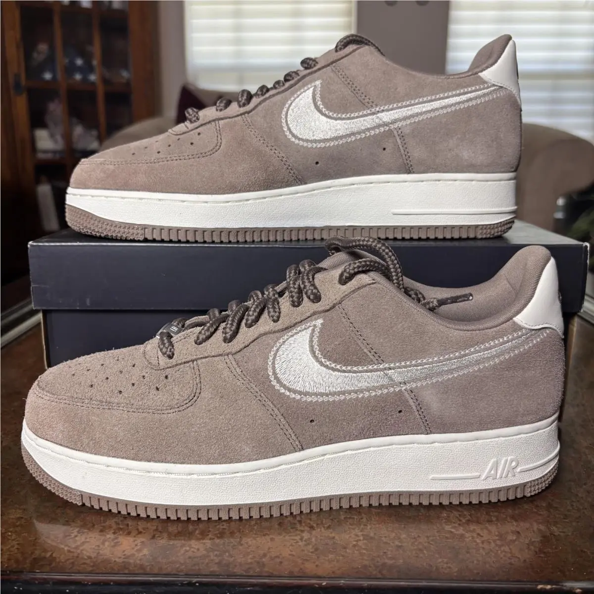 Nike shoes - Nike Air Force 1 `07 LV8 - HJ4465-200 - Brown (UPC: 00197859043286) 1