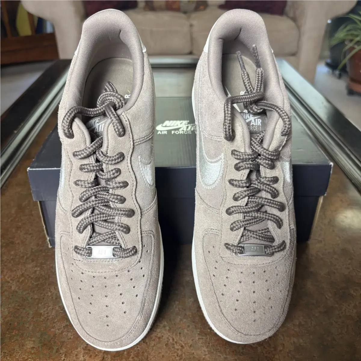 Nike shoes - Nike Air Force 1 `07 LV8 - HJ4465-200 - Brown (UPC: 00197859043286) 2