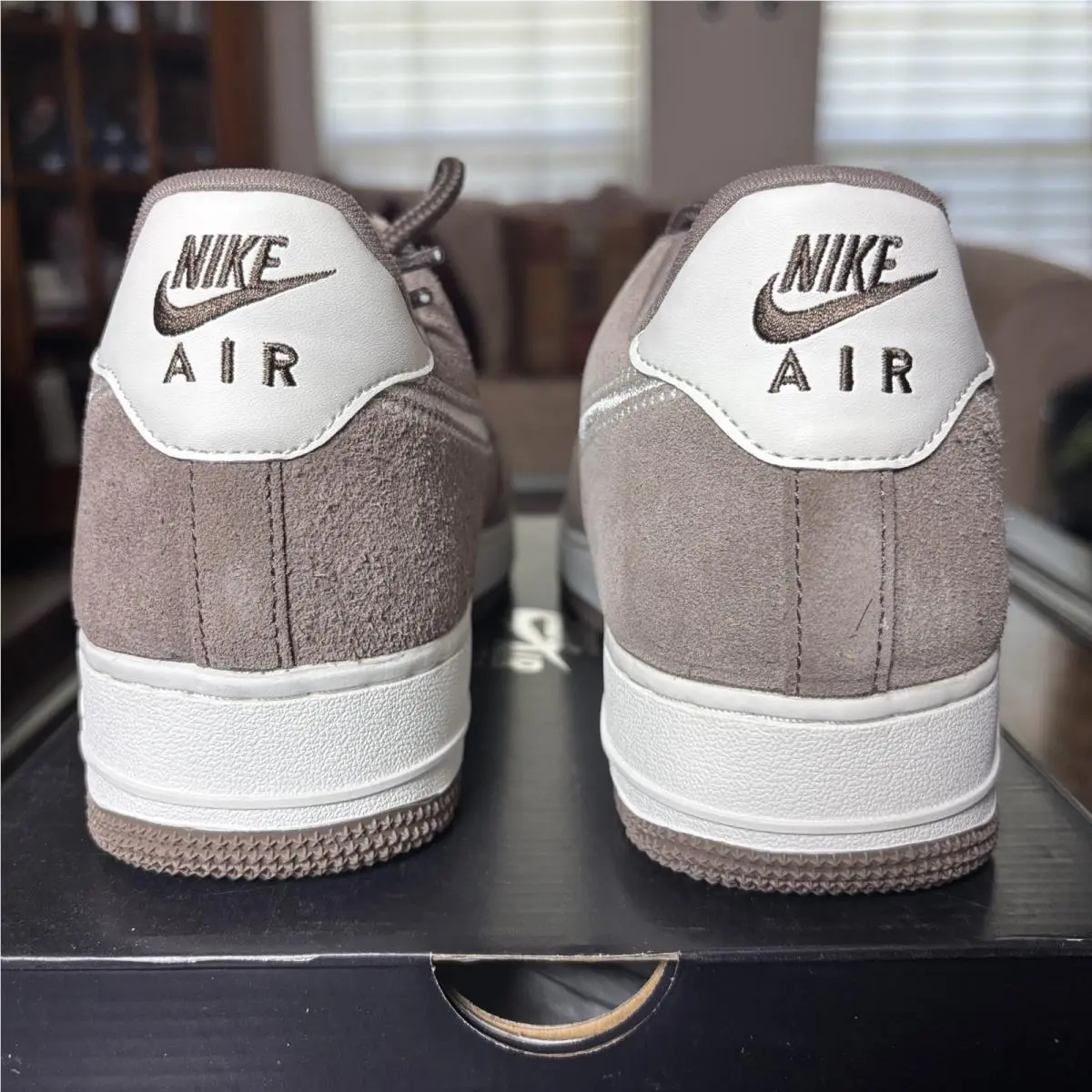 Nike shoes - Nike Air Force 1 `07 LV8 - HJ4465-200 - Brown (UPC: 00197859043286) 4