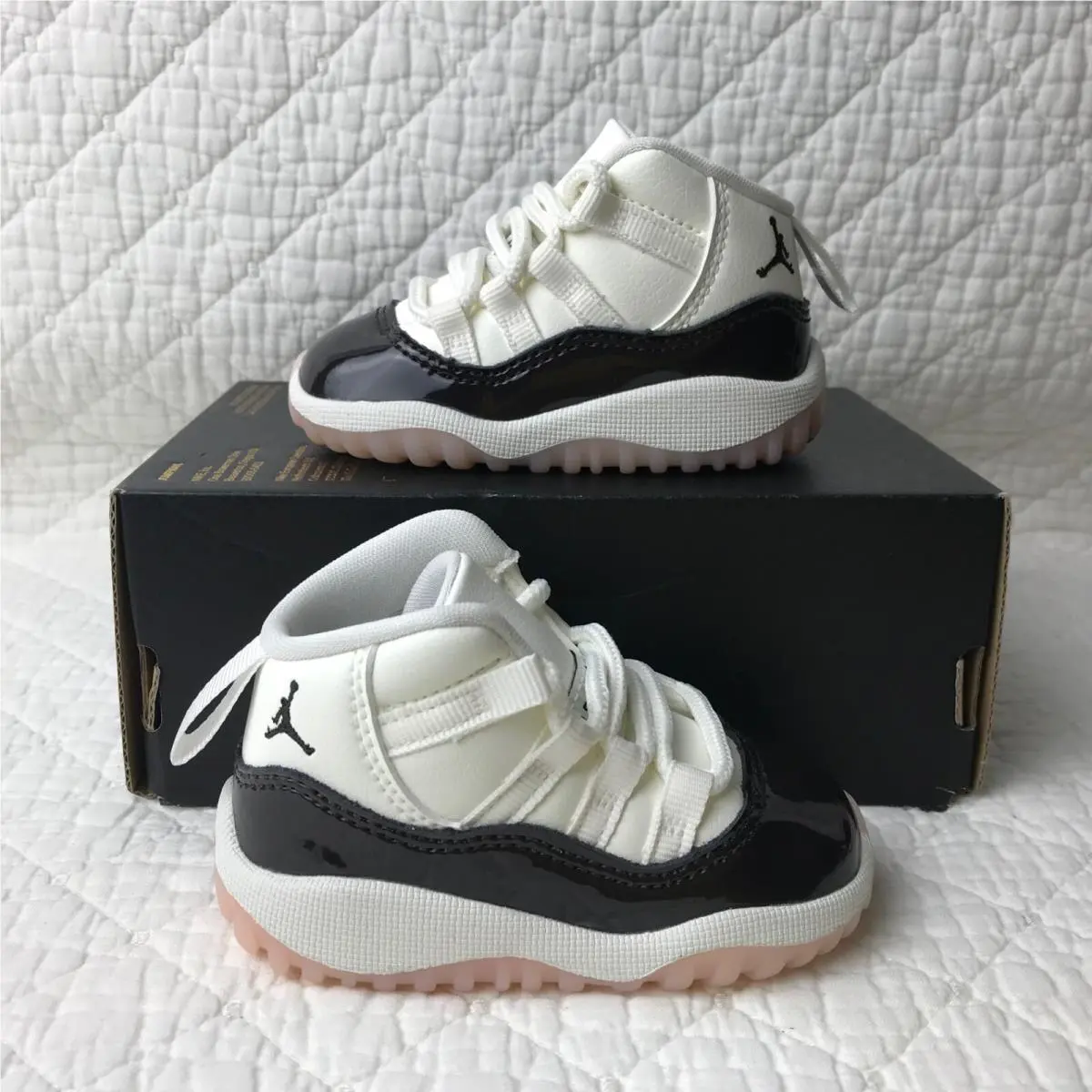 Nike Air Jordan 11 Retro TD Toddler Shoes Kids 4C Sail/velvet Brown DO3856-101 - Sail/Velvet Brown-Atmosphere