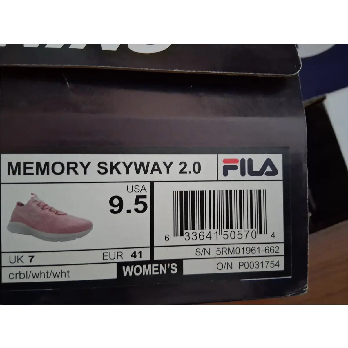 Fila shoes - FILA ™ Memory Skyway 20 - Pink (UPC: 633641192799) 1