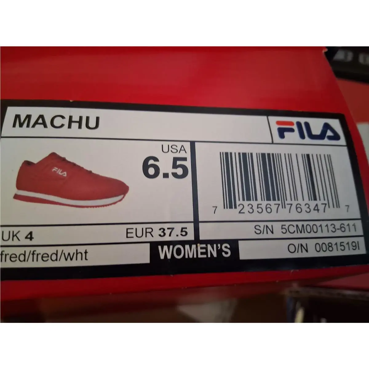 Fila shoes - Red 0