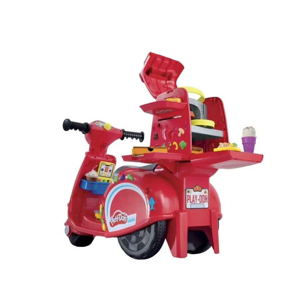 Hasbro F88035L0 Play-doh Pizza Delivery Kids Scooter Playset Red
