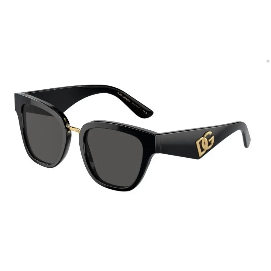 Dolce and Gabbana Eyewear DG4437 Black Dark Sunglasses Retail