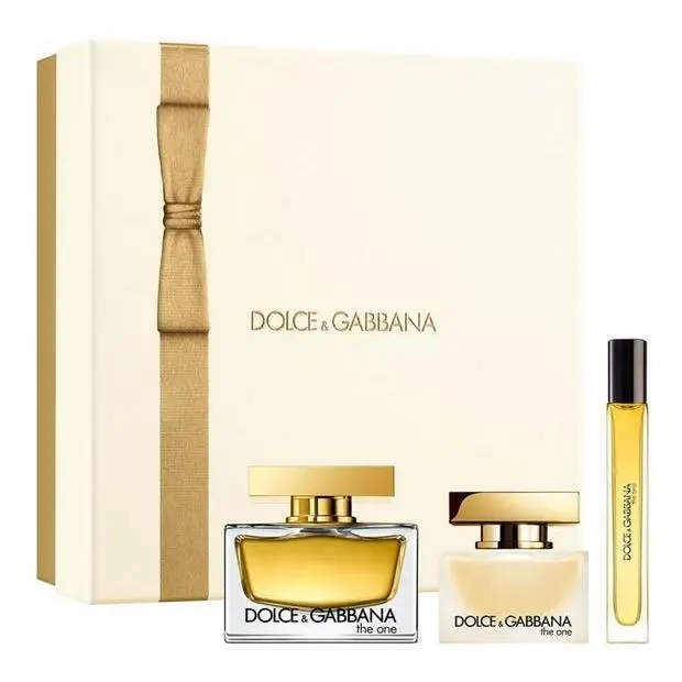 Dolce Gabbana The One For Women 3 Pcs Gift Set 2.5 oz Edp Spray + Hair Mist