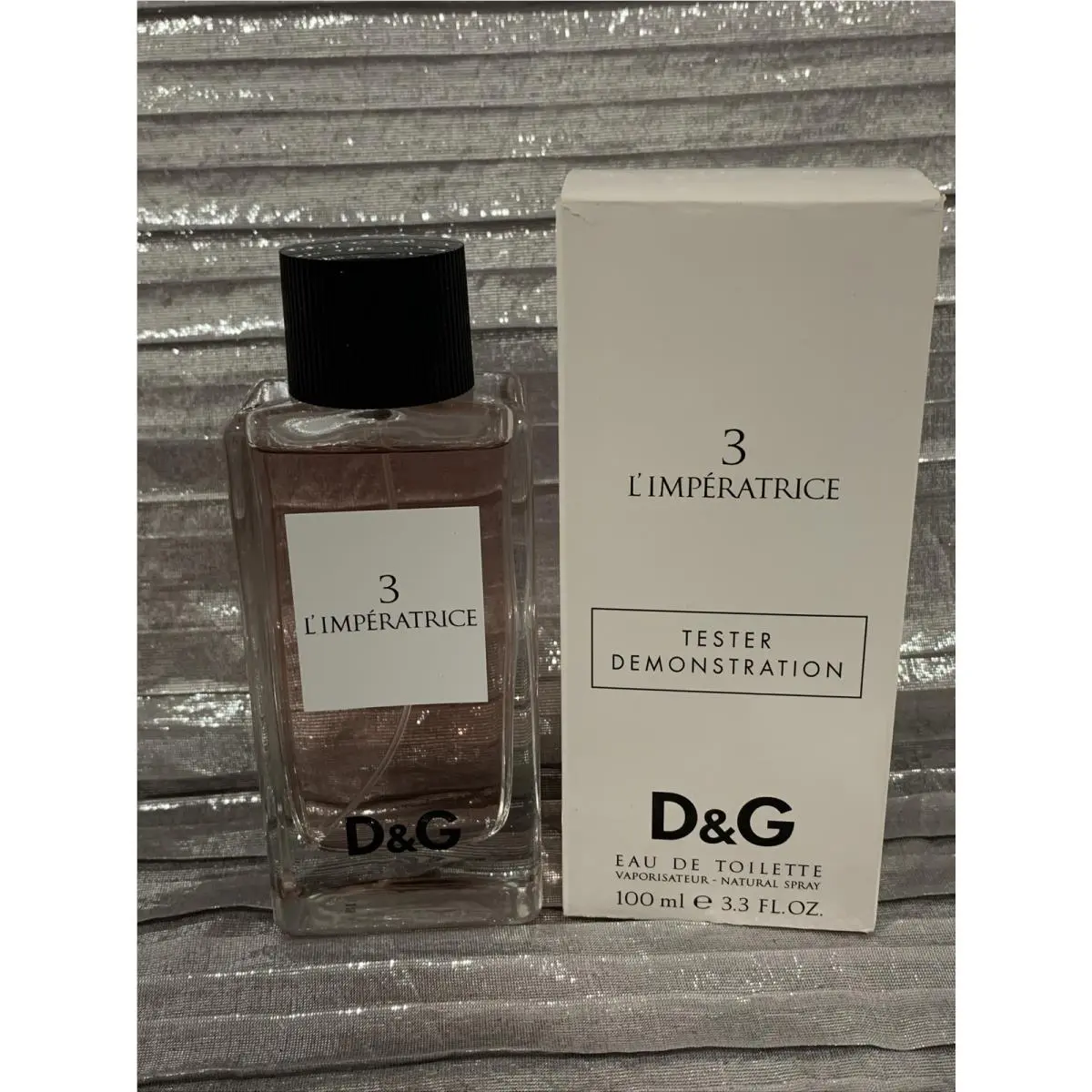 Auth. “ D G “dolce Gabbana 3 L’imperatrice Eau De Toilette 3.3 Oz