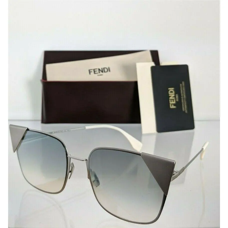 Fendi FF 0191/S Sunglasses 010IC Silver Frame 0191
