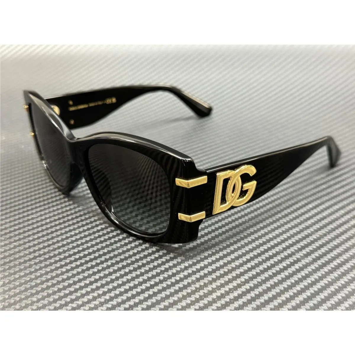 Dolce Gabbana DG4501 501 8G Black Grey Gradient Women`s 54 mm Sunglasses