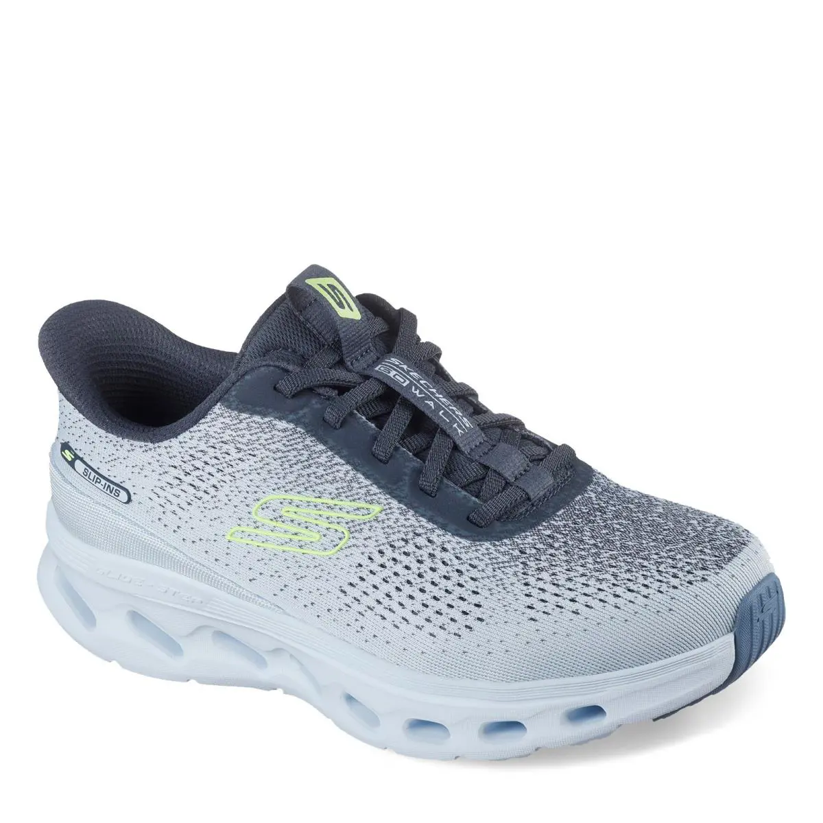Women`s Skechers Slip-ins: GO Walk Glide-step 2.0 - Nessa Sneaker 125124-LTBL L - Light Blue