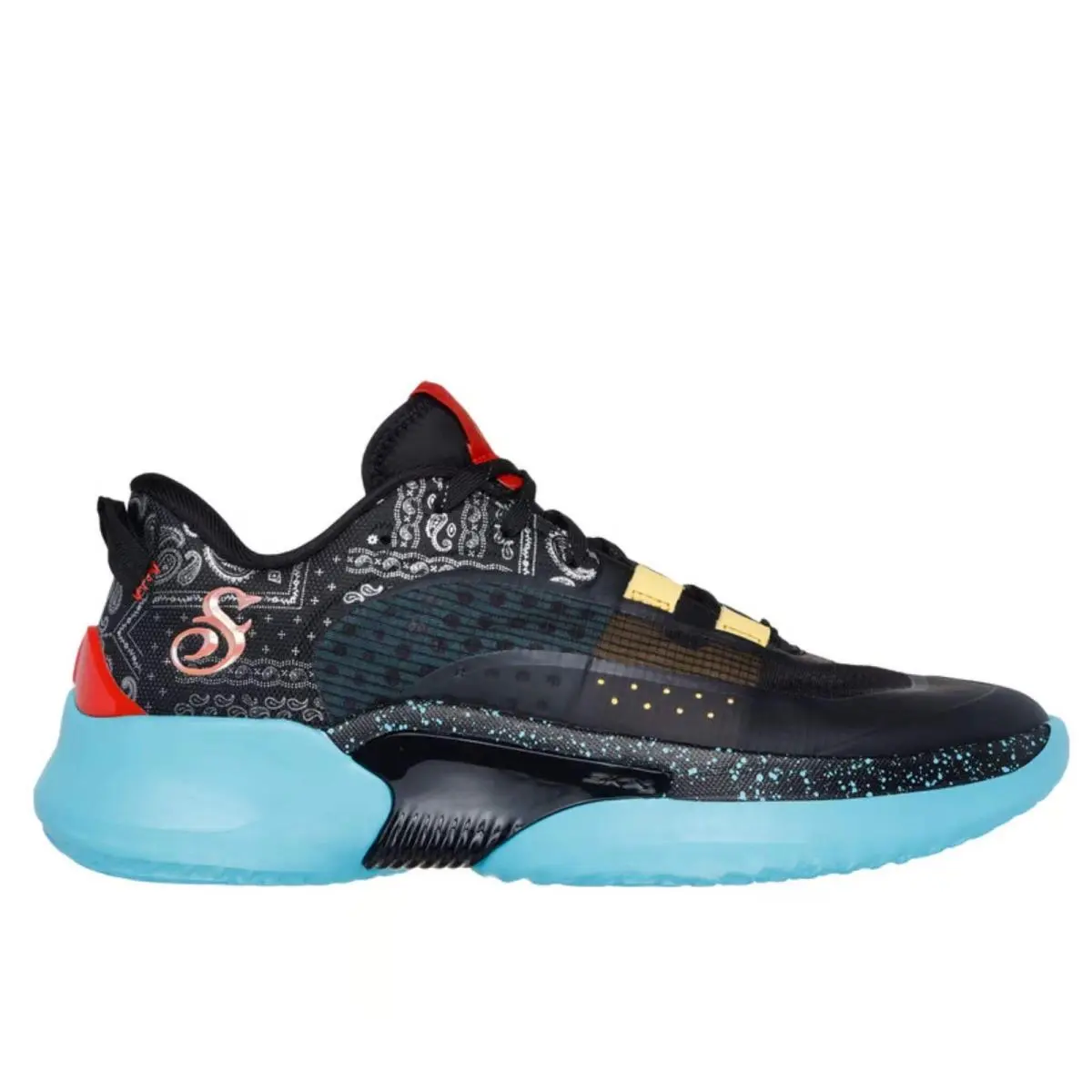 Skechers shoes - SKX Resagrip – Boss Treatment Low - Treatment Low - 251055?BKBL - Black / Blue, Exterior: Black Blue 5